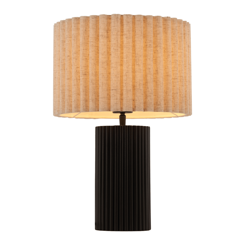 Aurora Table Lamp Beige & Black