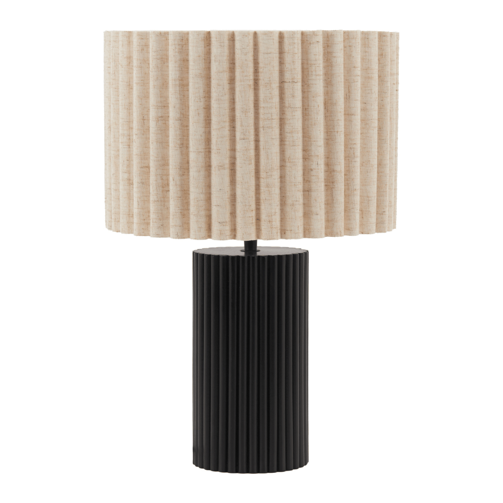 Aurora Table Lamp Beige & Black