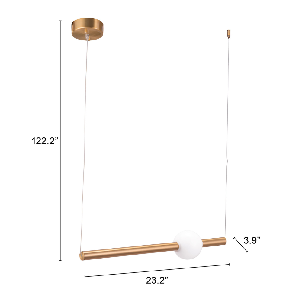 Adeo Ceiling Lamp Brass