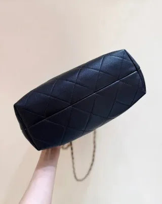 25A Suede Patchwork Vertical Hobo Bag 23420530001730