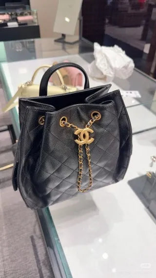 25B Medium Caviar Leather Backpack 136724