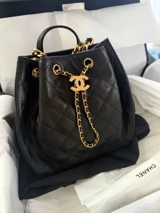 25B Medium Caviar Leather Backpack 136724