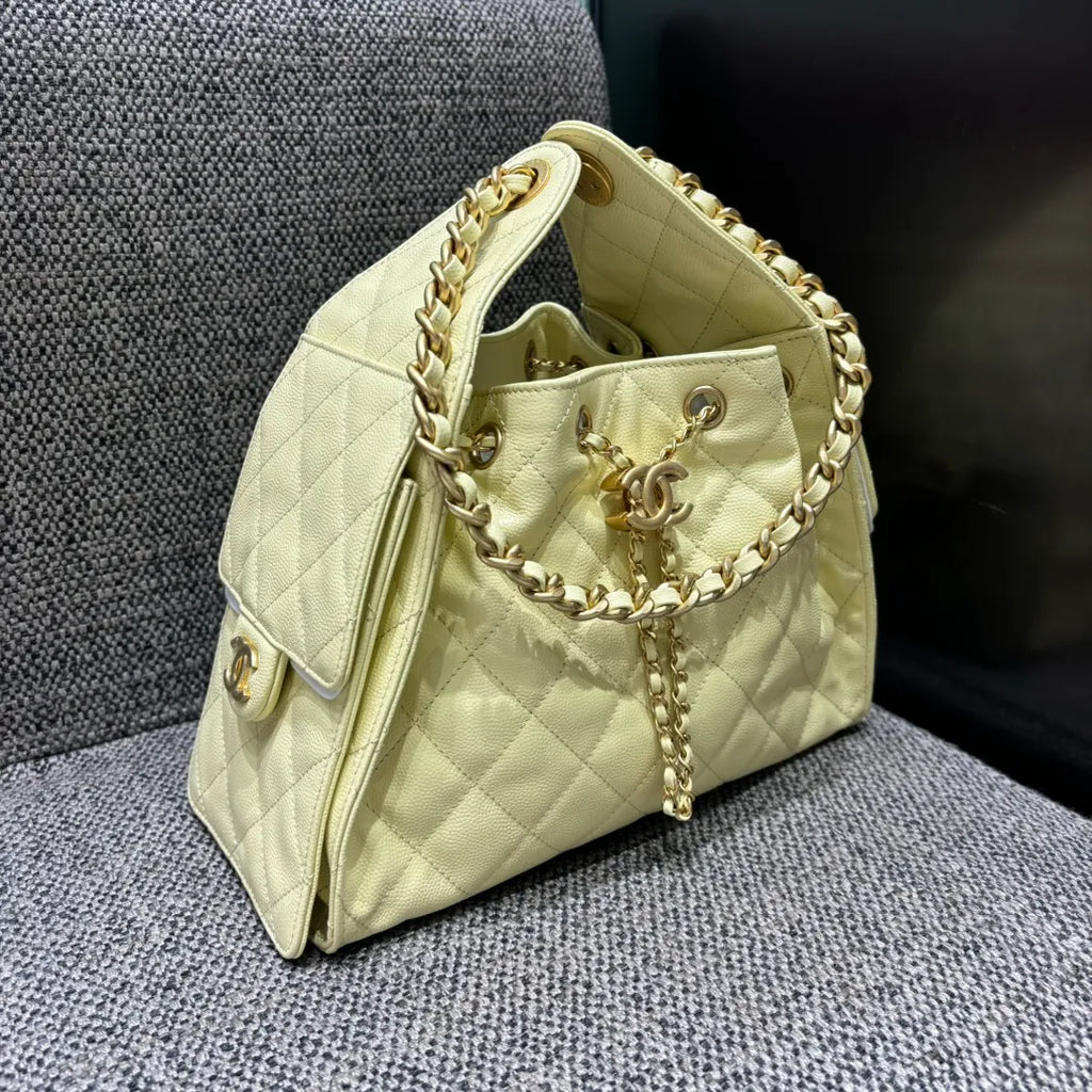 25c Runway Hippie Hobo Shoulder Bag Yellow 139899