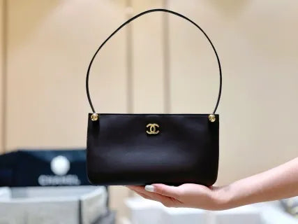 26S Calfskin Minimalist Hobo Underarm Bag 325002501380