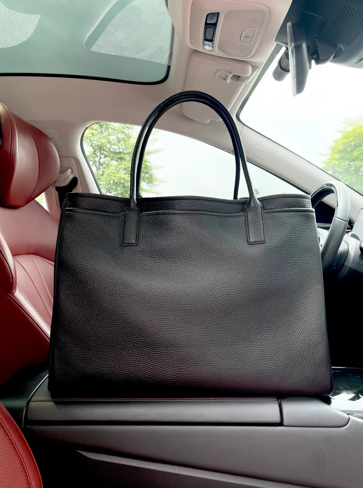 26S Cowhide XL Large Tote Bag 6289