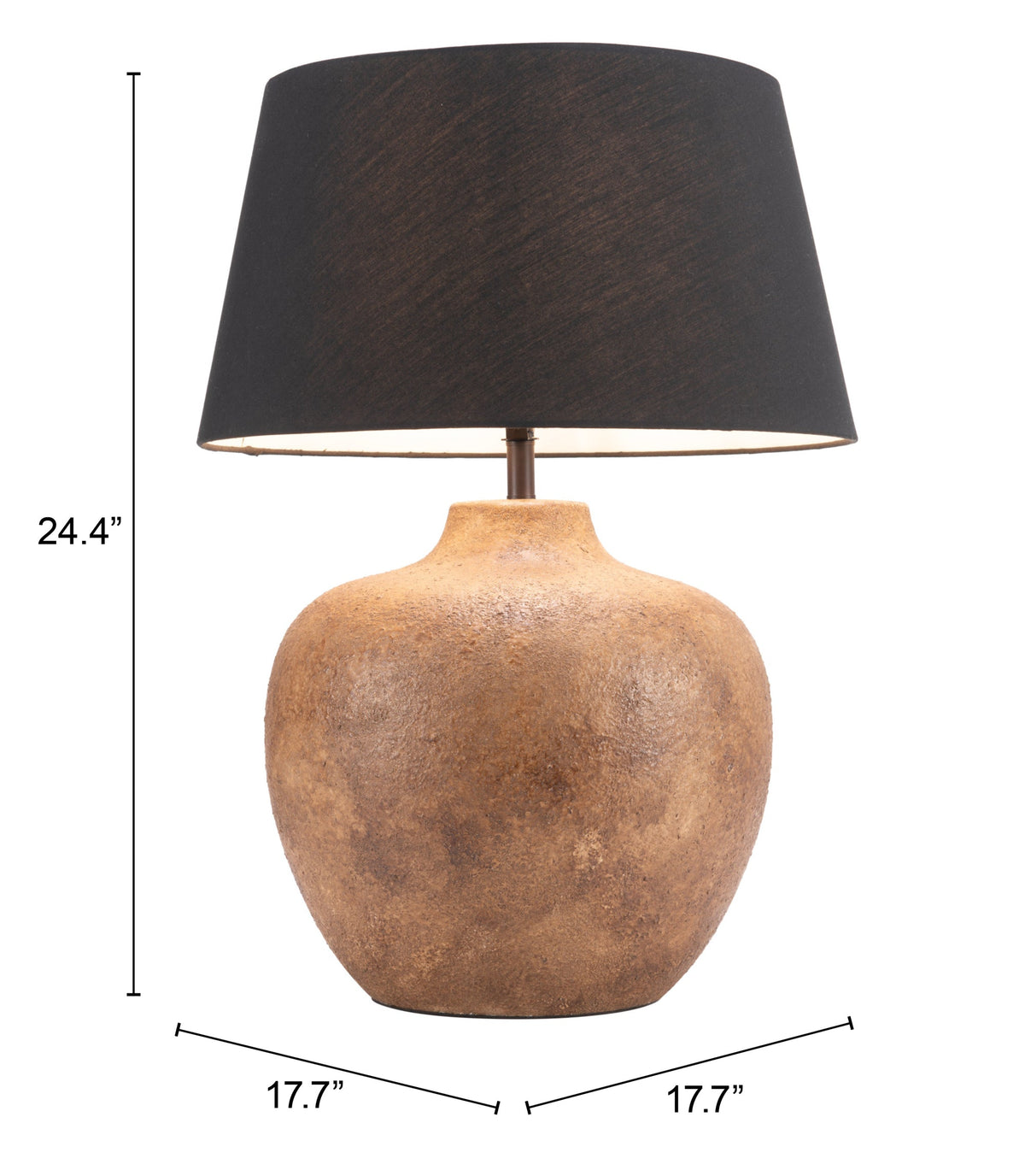 Basil Table Lamp Black | Minimalist Architectural Lighting