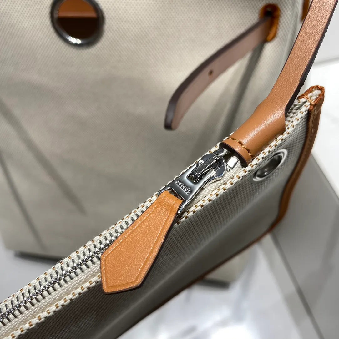 A Dos Zip 11.4 in Linen Backpack 13130080 Apricot