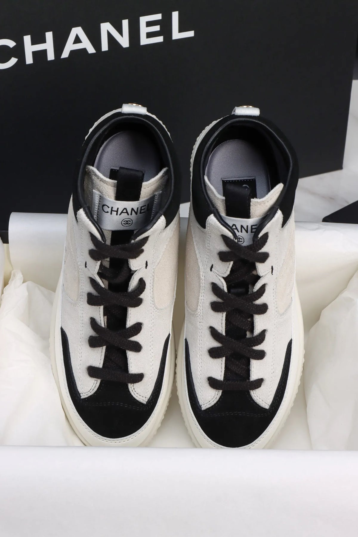 BEON 25D High-Top Panda Sneakers 485974