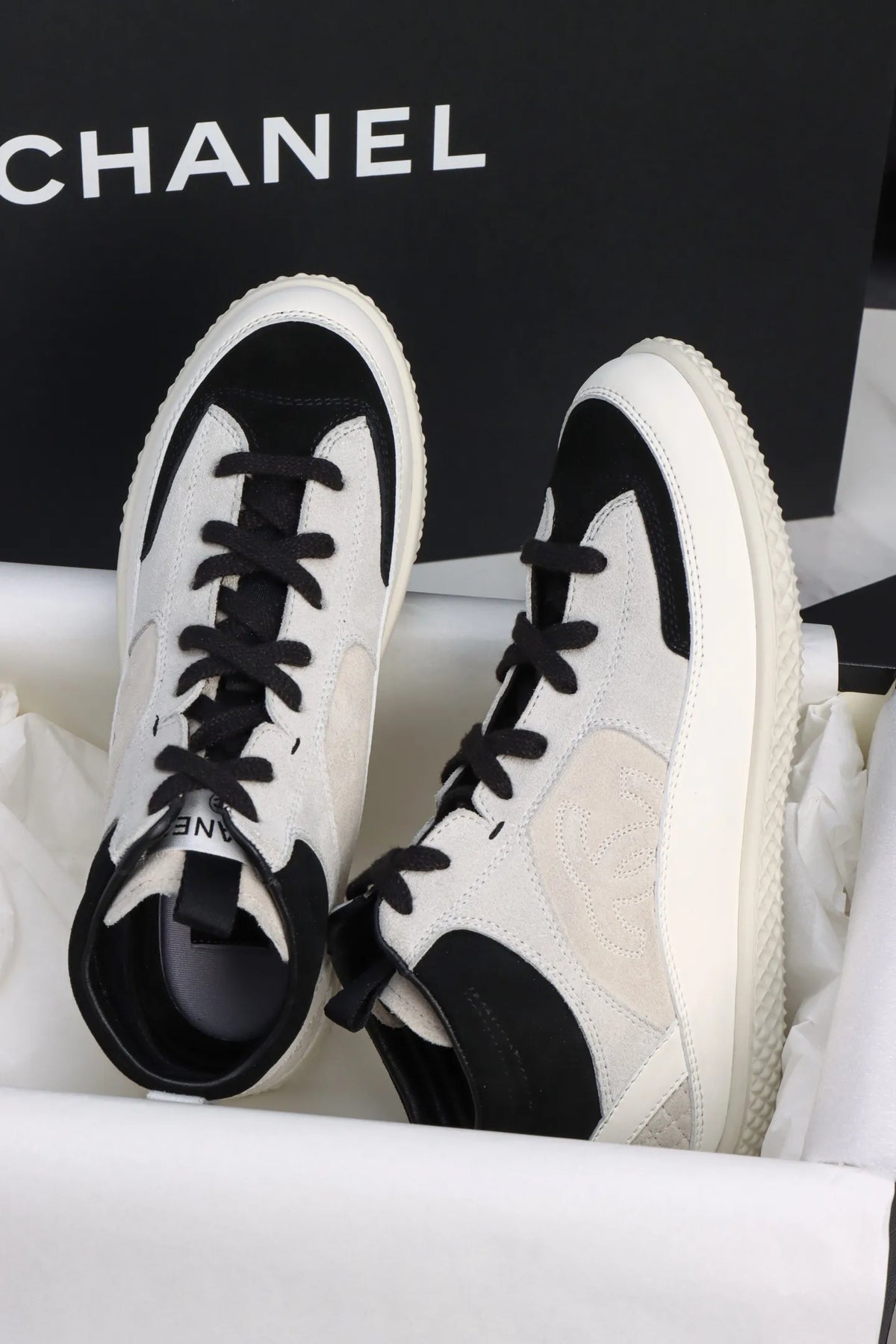 BEON 25D High-Top Panda Sneakers 485974