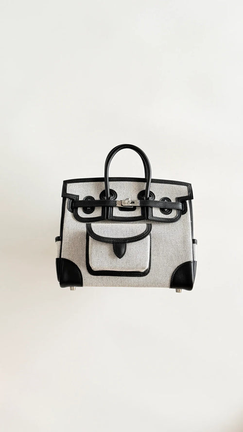Birkin 25 Cargo Canvas 9.8 in Handbag 805220