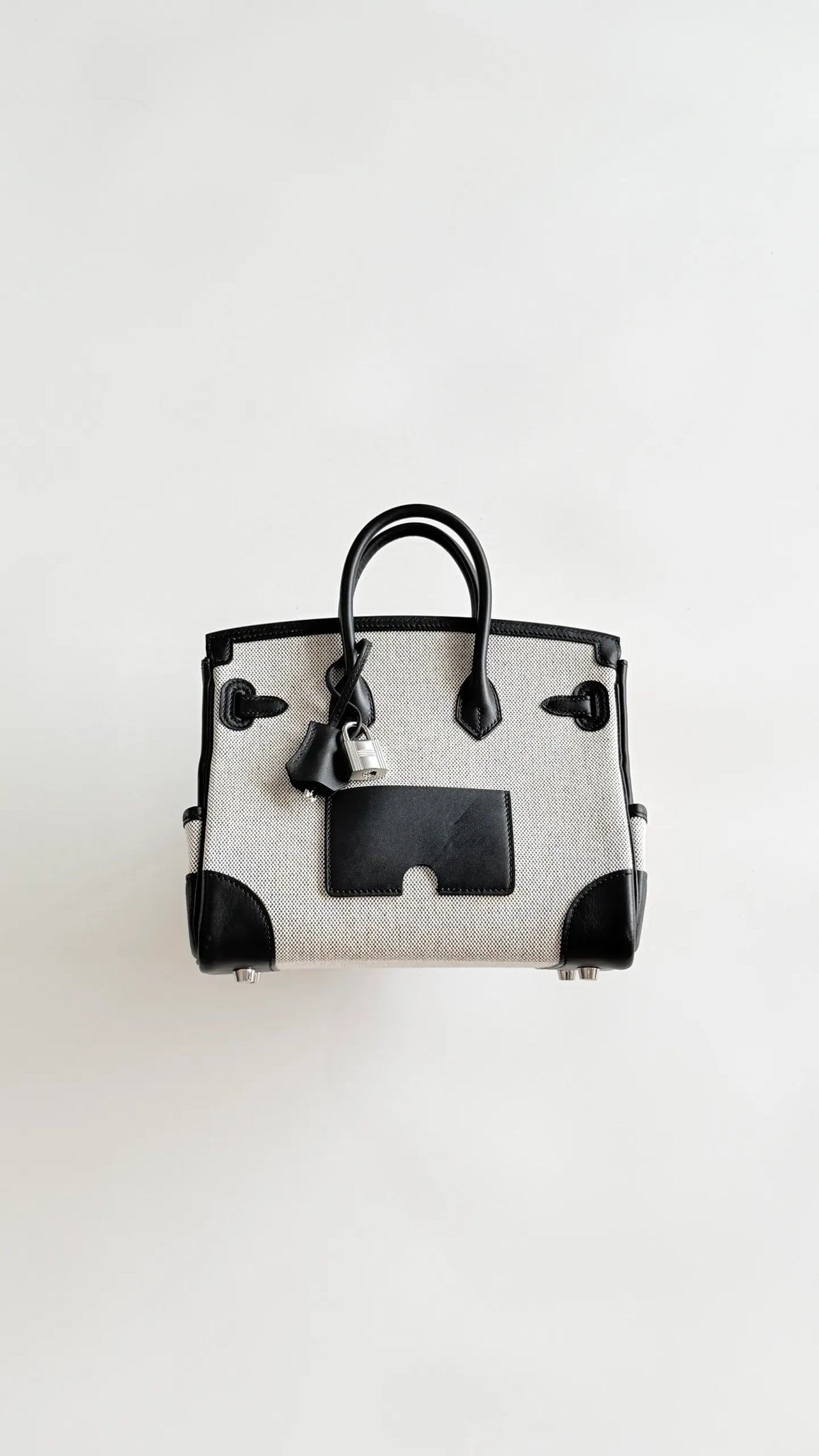 Birkin 25 Cargo Canvas 9.8 in Handbag 805220