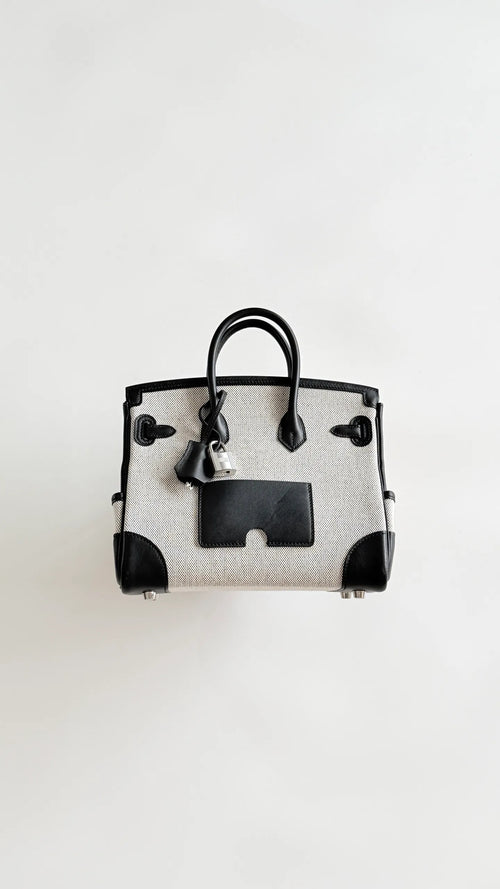 Birkin 25 Cargo Canvas 9.8 in Handbag 805220
