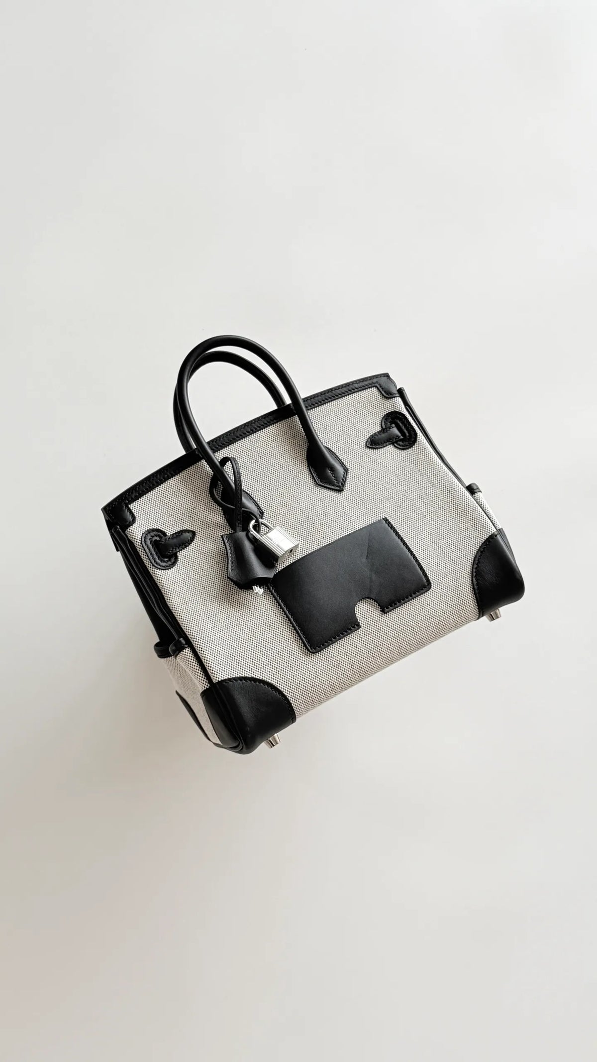 Birkin 25 Cargo Canvas 9.8 in Handbag 805220