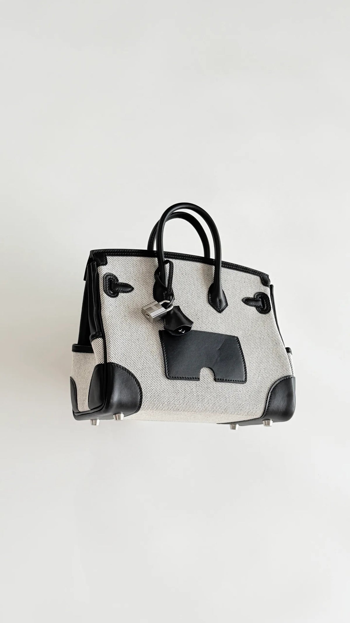 Birkin 25 Cargo Canvas 9.8 in Handbag 805220