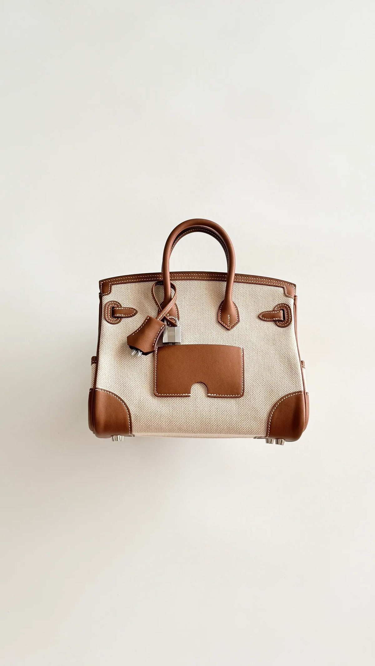 Birkin 25 Cargo Canvas 9.8 in Handbag 805225