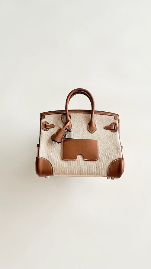 Birkin 25 Cargo Canvas 9.8 in Handbag 805225