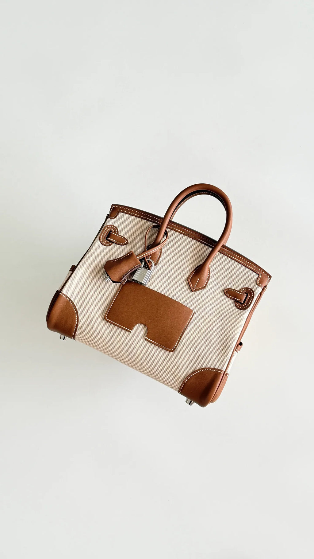 Birkin 25 Cargo Canvas 9.8 in Handbag 805225
