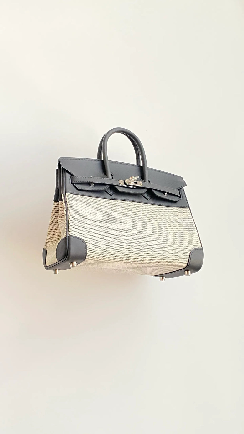Birkin Swift Calfskin Linen 9.8 in Handbag 805211