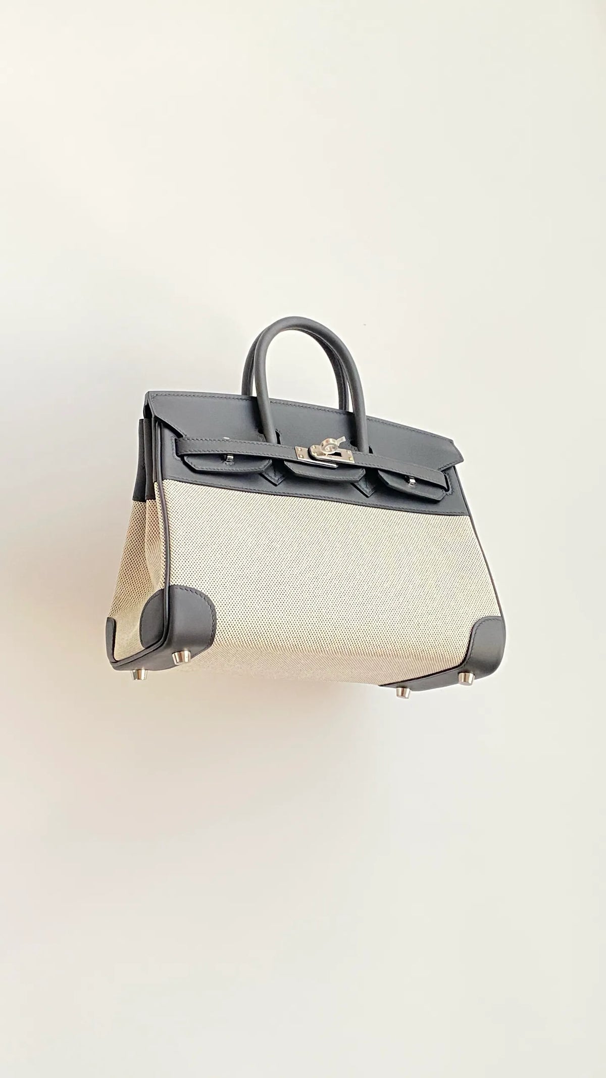 Birkin Swift Calfskin Linen 9.8 in Handbag 805211