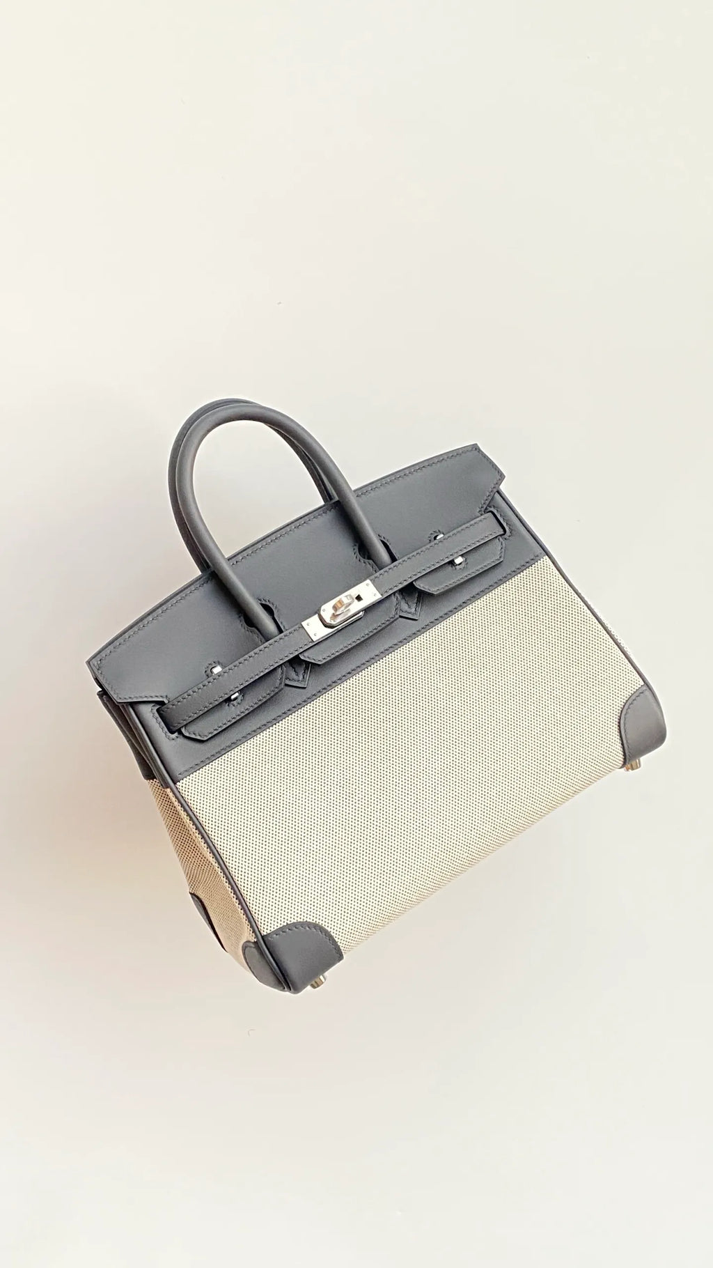 Birkin Swift Calfskin Linen 9.8 in Handbag 805211