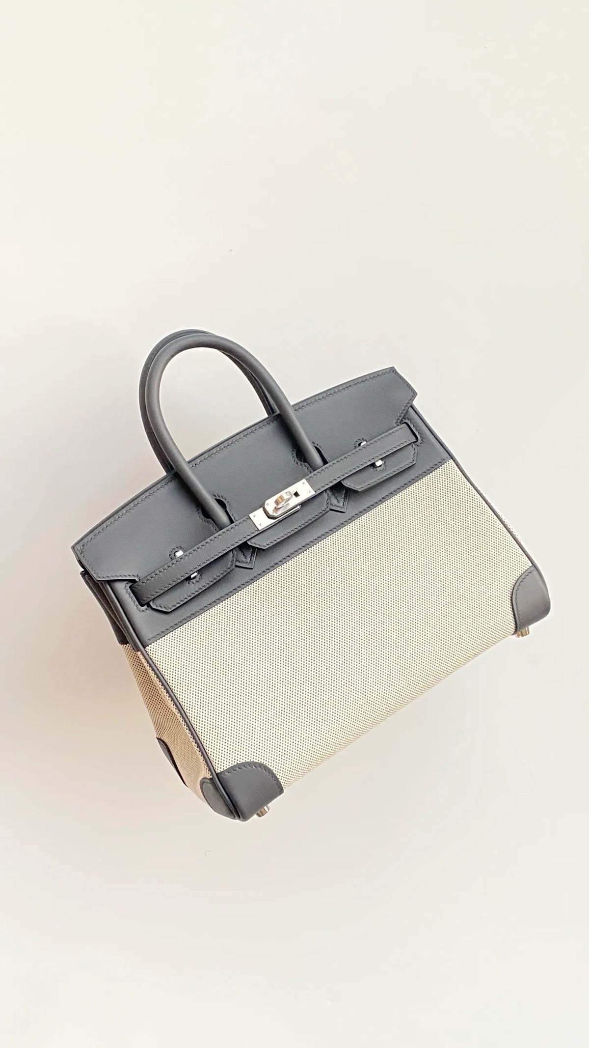 Birkin Swift Calfskin Linen 9.8 in Handbag 805211