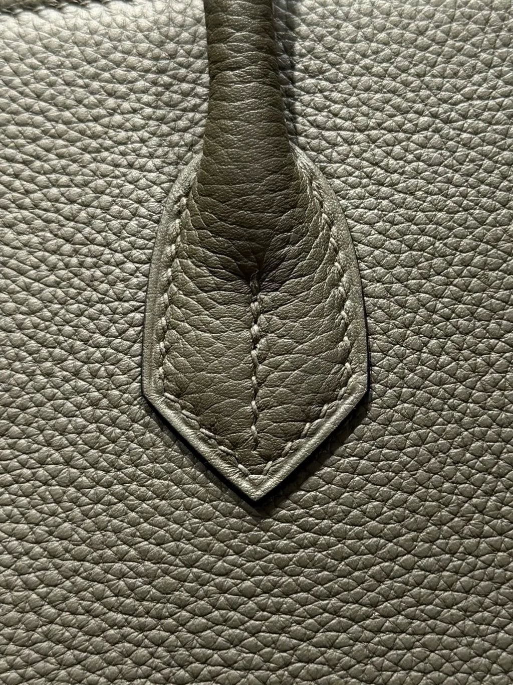 Birkin Togo Leather Handbag Vert Veronese