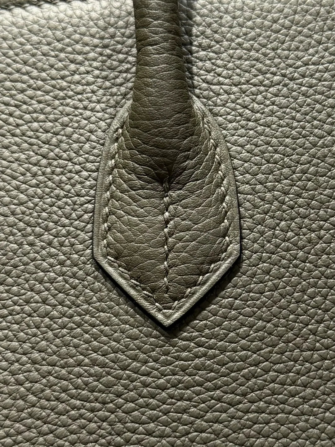 Birkin Togo Leather Handbag Vert Veronese