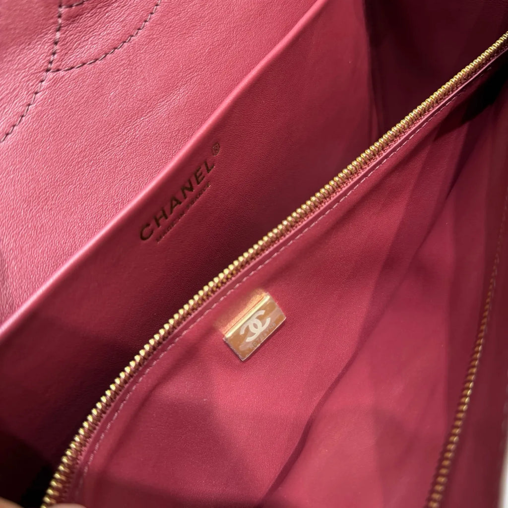 Blazy Maxi Flap Leather Shoulder Bag
