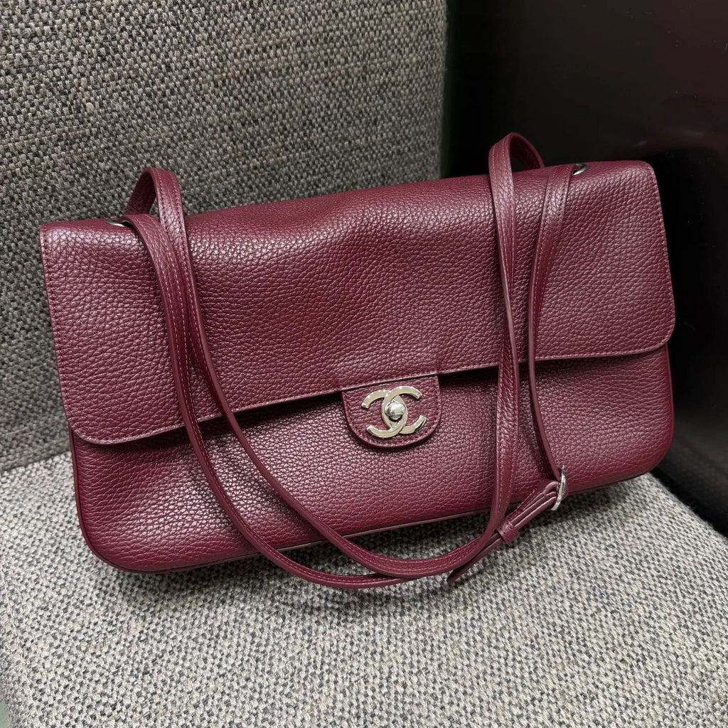 Blazy Maxi Flap Leather Shoulder Bag 140055