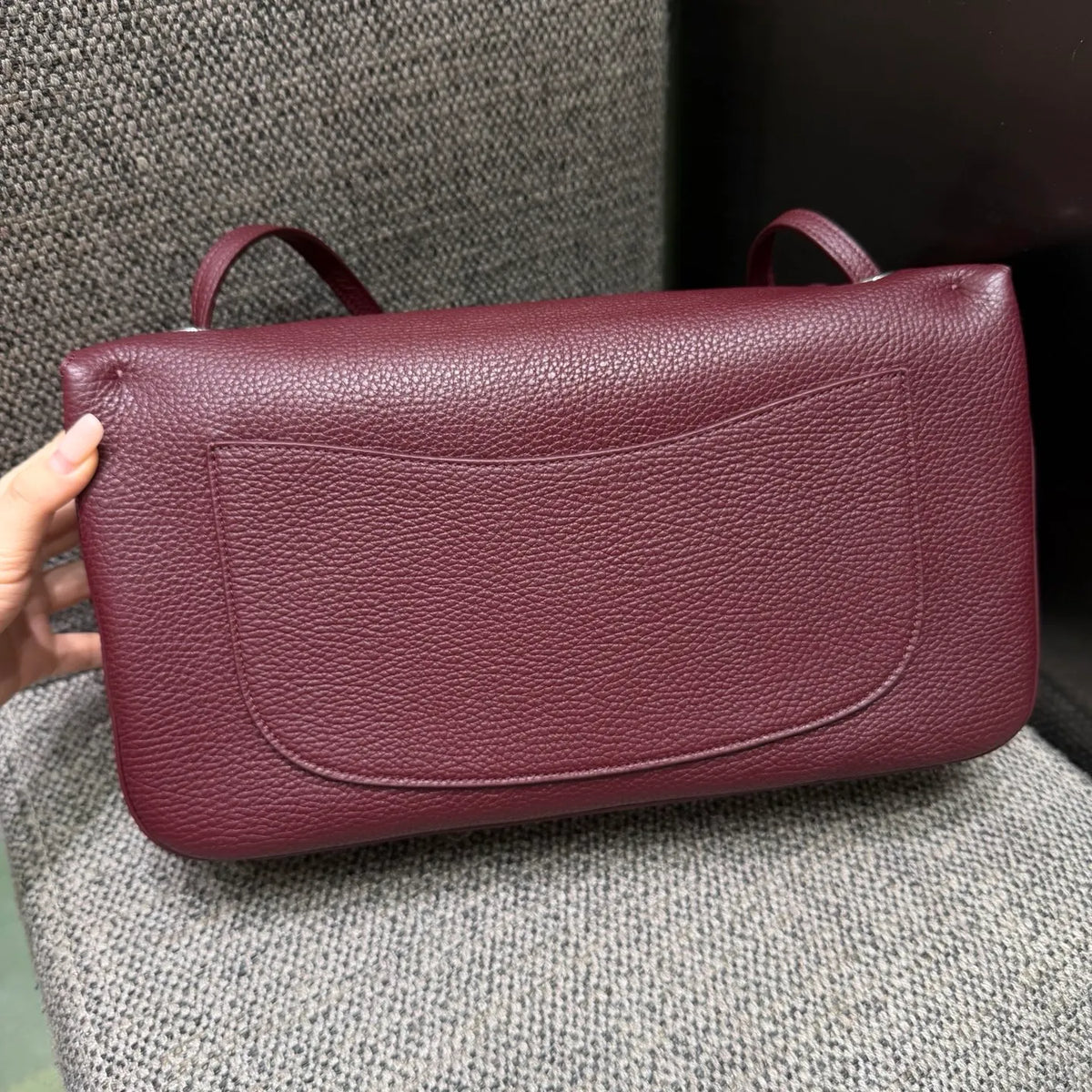 Blazy Maxi Flap Leather Shoulder Bag 140055