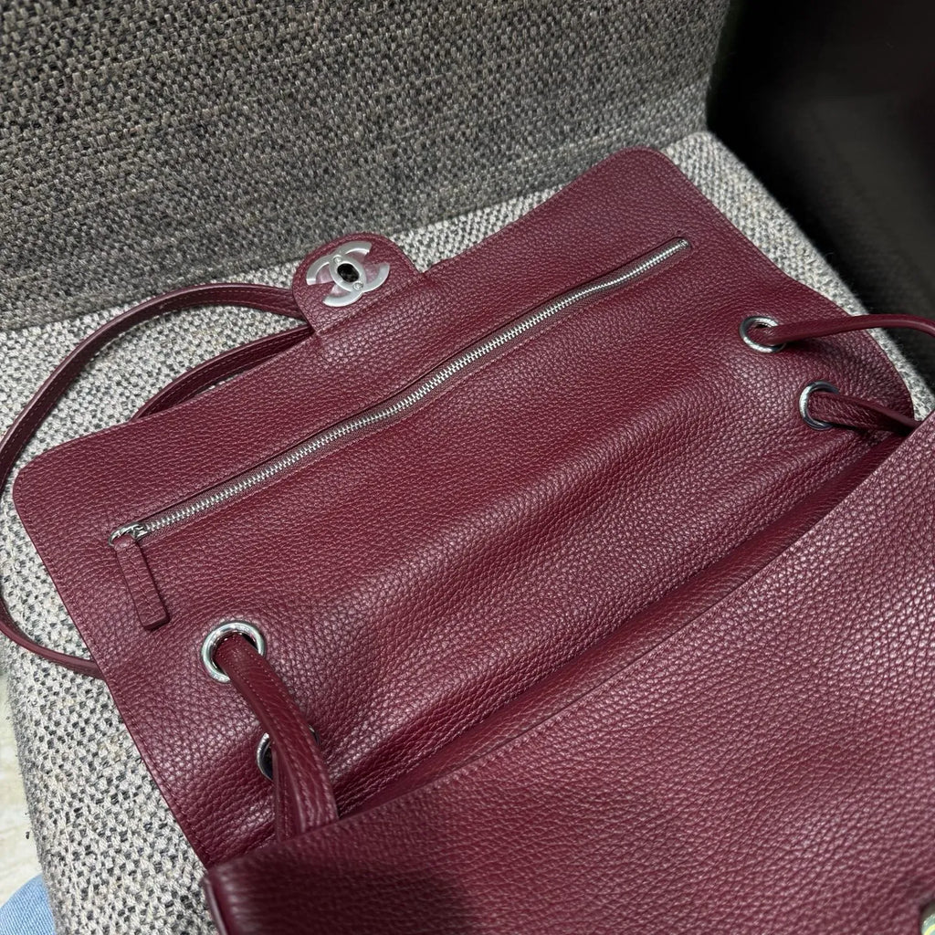 Blazy Maxi Flap Leather Shoulder Bag 140055