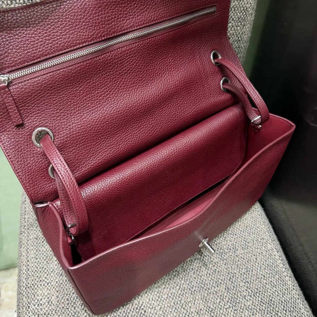 Blazy Maxi Flap Leather Shoulder Bag 140055