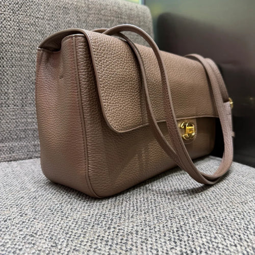 Blazy Maxi Flap Leather Shoulder Bag