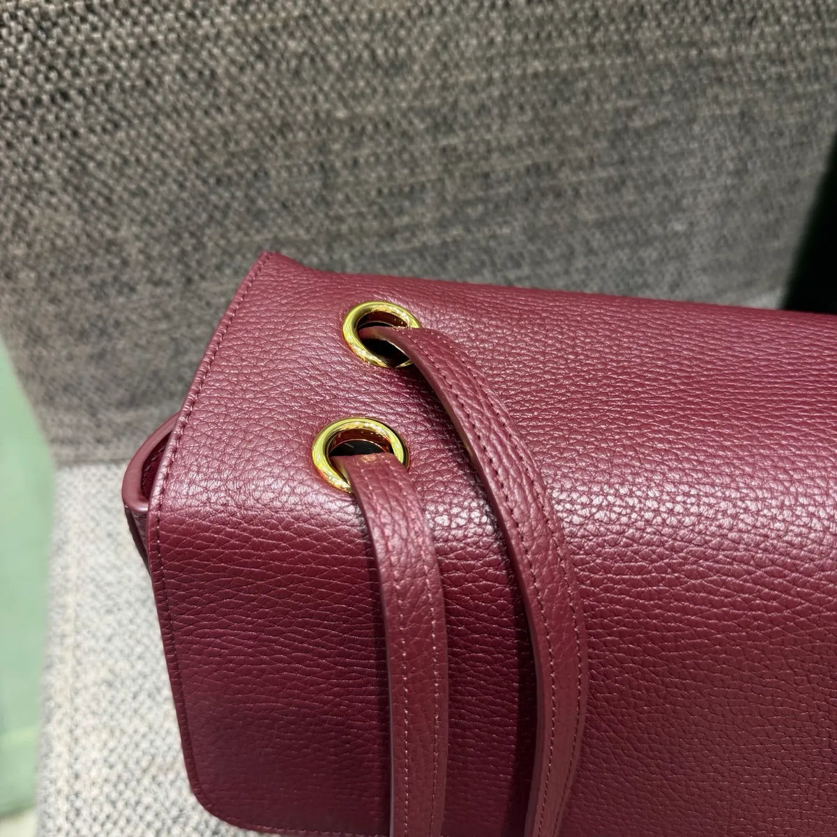 Blazy Maxi Flap Leather Shoulder Bag