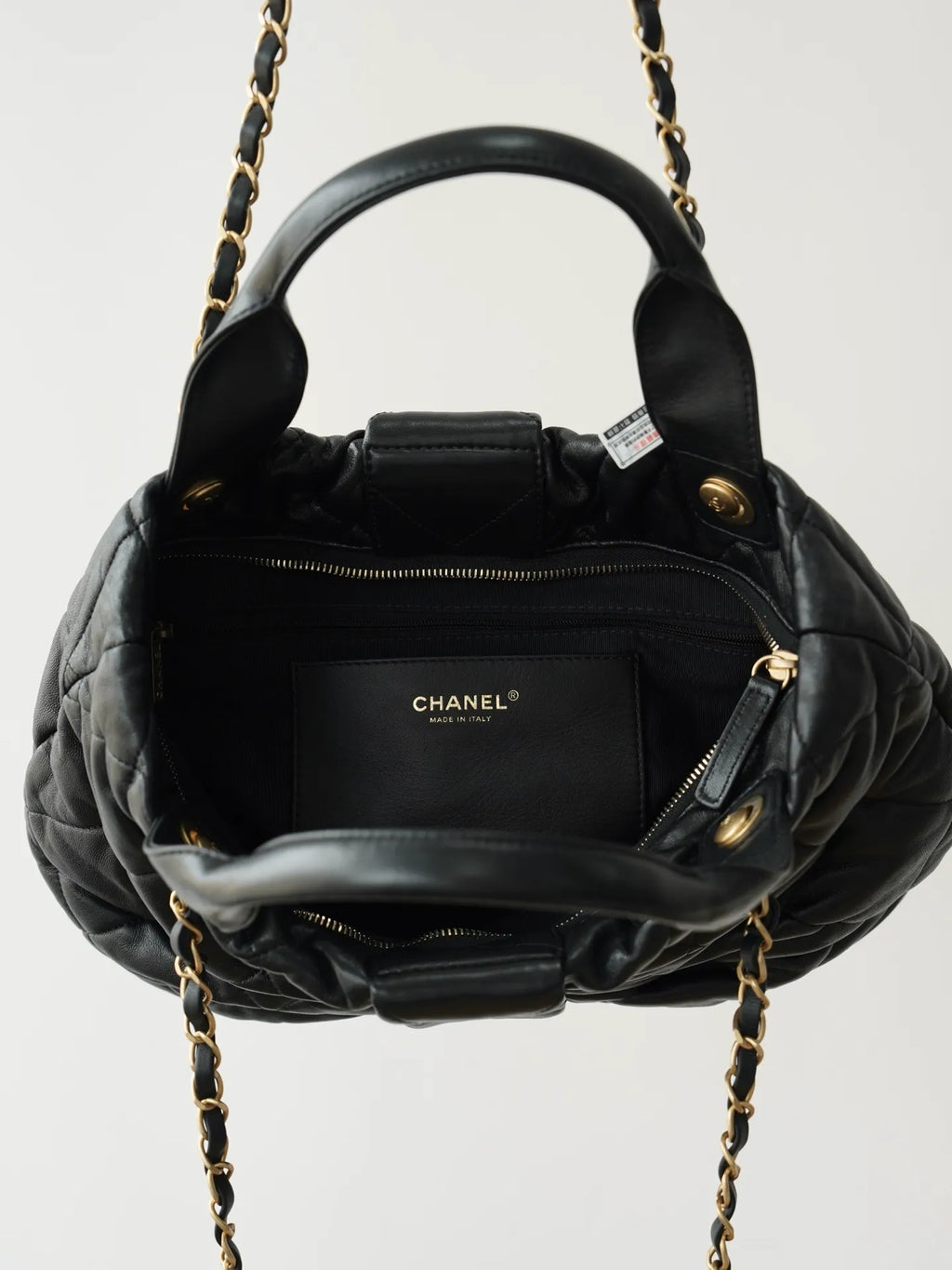 Bodin.joyeux 25K Medium Sheepskin Bow Handbag