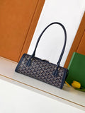 Bonbonniere Shoulder Bag Coated Canvas Leather 8039