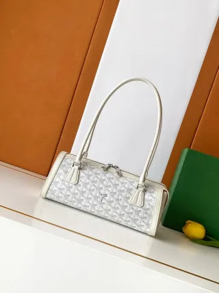 BONBONNIERE Shoulder Bag Leather 8039-White