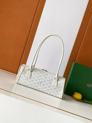 BONBONNIERE Shoulder Bag Leather 8039-White