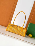 Bonbonniere Shoulder Bag Leather Yellow 8039