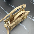 Book Tote 8.5 in Cannage Calfskin Tote Bag 1160