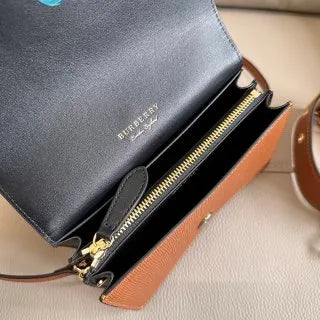 Burberry The Buckle Bag House Check Leather 235402050700