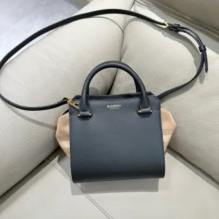 Burberry Vintage Check Canvas Leather Crossbody Handbag 23502050730