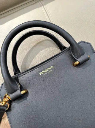 Burberry Vintage Check Canvas Leather Crossbody Handbag 23502050730
