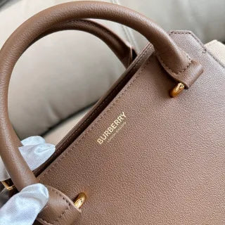 Burberry Vintage Check Tote Bag Canvas Leather 23502050730