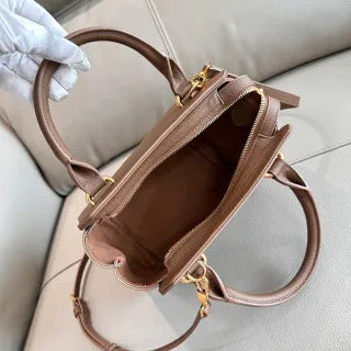 Burberry Vintage Check Tote Bag Canvas Leather 23502050730