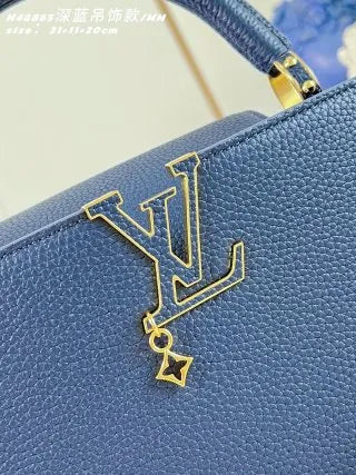 Capucines MM Taurillon Leather 12.2 in Handbag M48865
