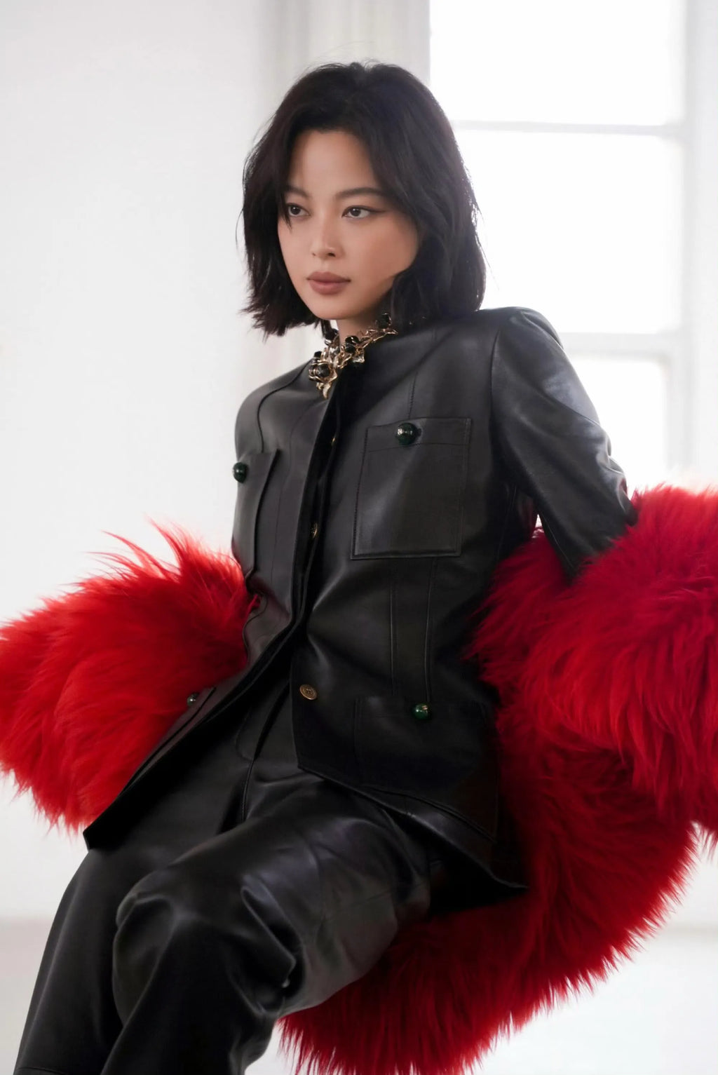 CC Women's Leather Jacket