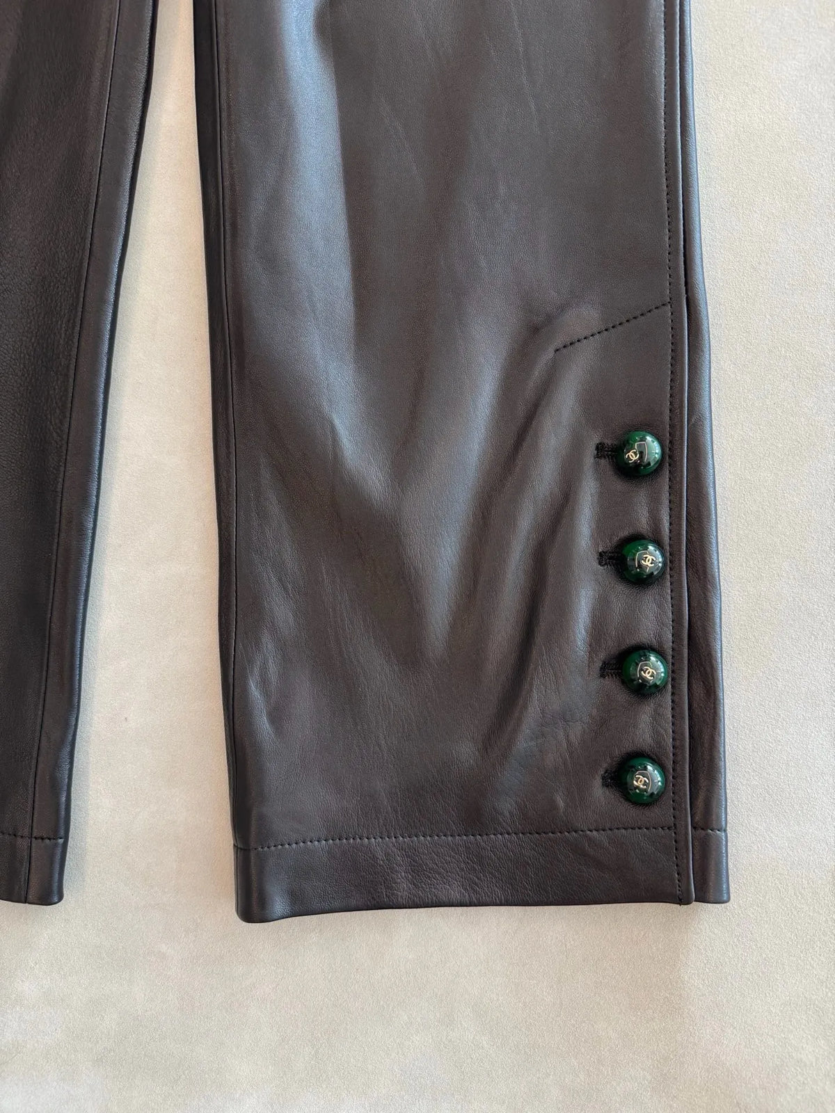 CC Women's Leather Trousers