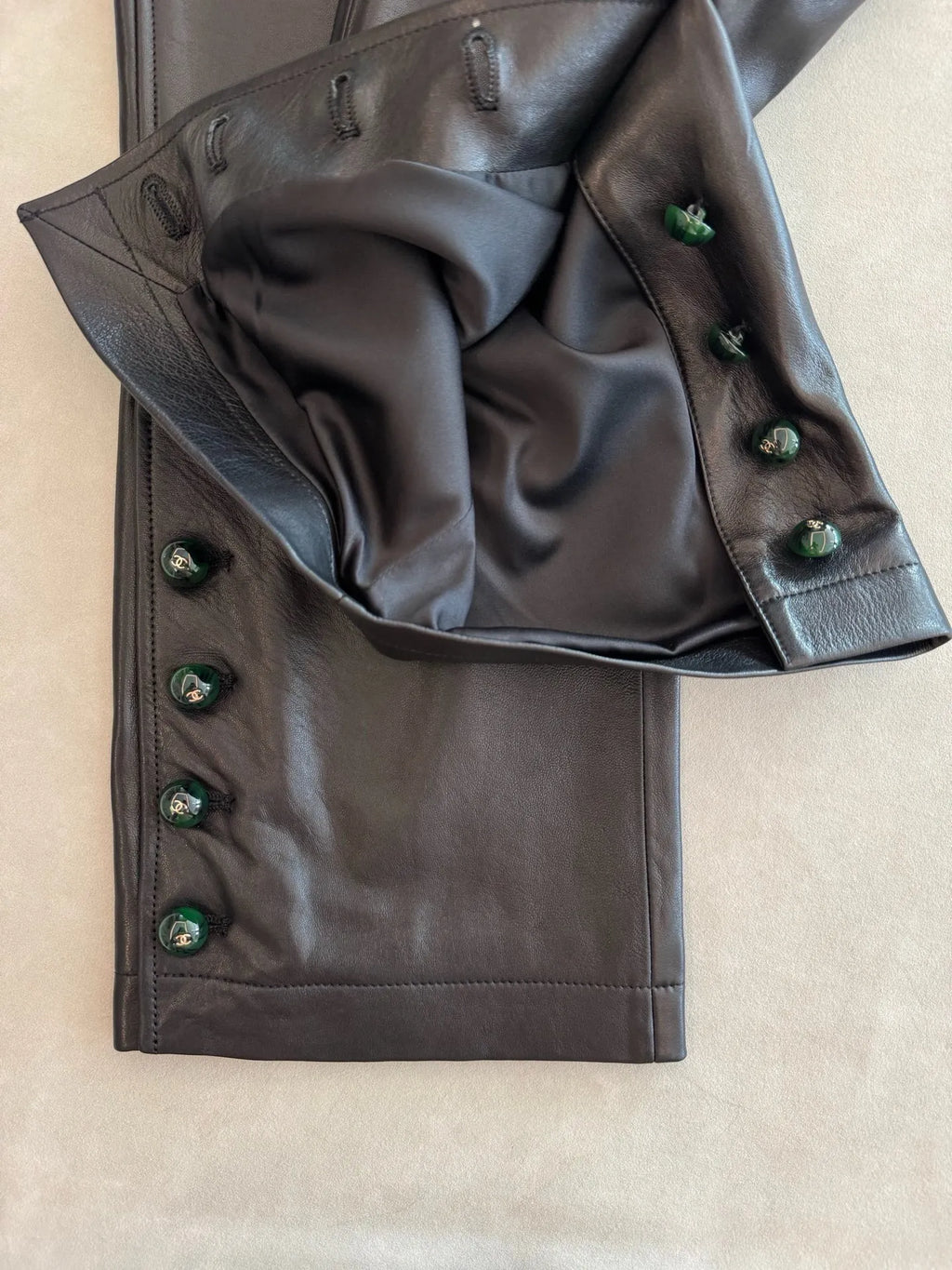 CC Women's Leather Trousers