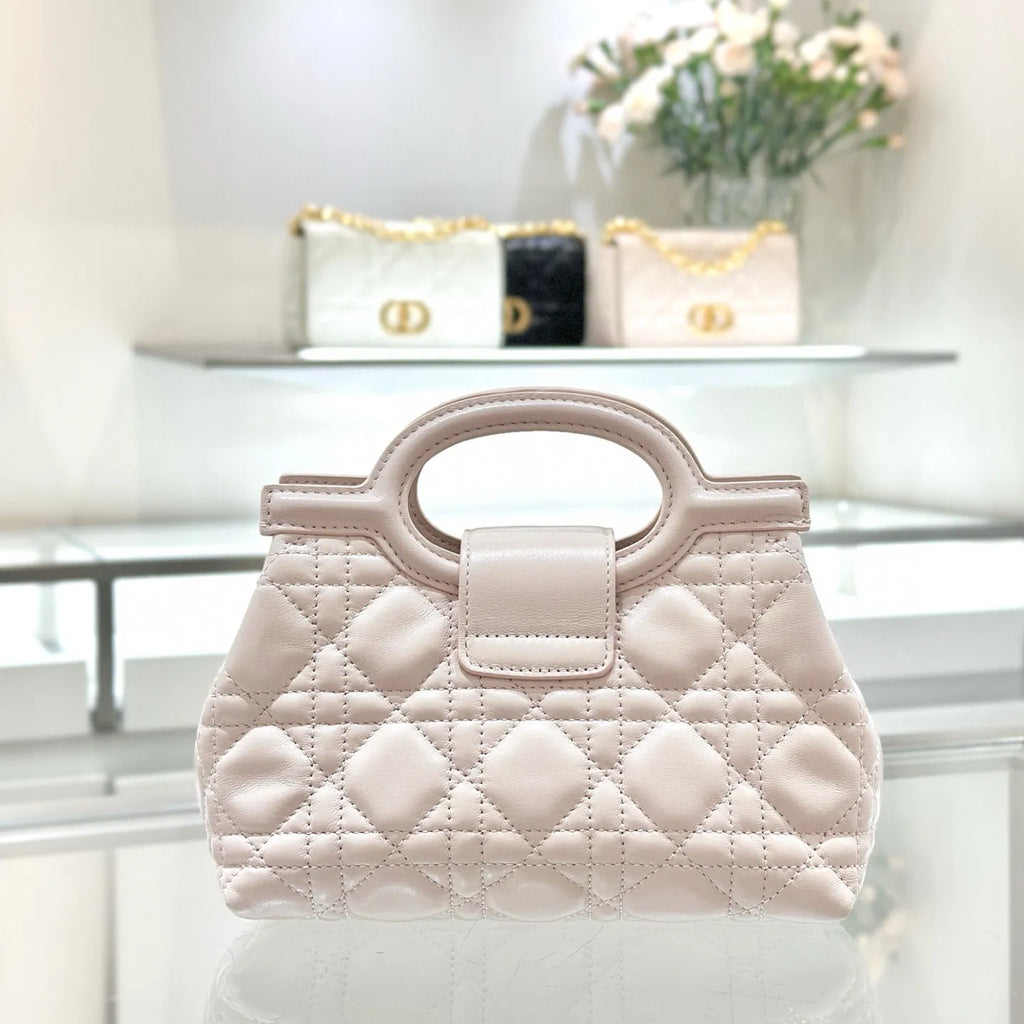CD Julie Cannage Chain Crossbody Shoulder Bag